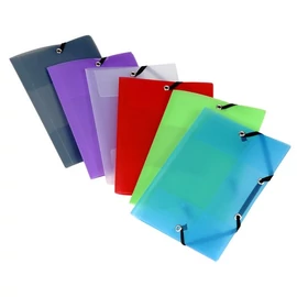 Gumis mappa, 20 mm, PP, A6, VIQUEL "Propyglass Mini", vegyes színek Gumis mappa, 20 mm, PP, A6, VIQUEL "Propyglass Mini", vegyes színek