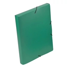 Gumis mappa, 30 mm, PP, A4, VIQUEL "Essentiel", zöld Gumis mappa, 30 mm, PP, A4, VIQUEL "Essentiel", zöld