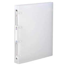 Gyűrűs könyv, 4 gyűrű, 40 mm, A4, maxi, PP, cserélhető címke, VIQUEL "Propyglass", víztiszta Gyűrűs könyv, 4 gyűrű, 40 mm, A4, maxi, PP, cserélhető címke, VIQUEL "Propyglass", víztiszta