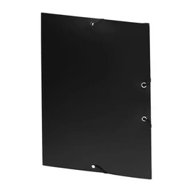 Gumis mappa, 15 mm, PP, A4, VIQUEL "Essentiel", fekete Gumis mappa, 15 mm, PP, A4, VIQUEL "Essentiel", fekete