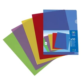 Genotherm, "L", A4, 130mikron, VIQUEL "Trend", vegyes színek, 10db/cs Genotherm, "L", A4, 130mikron, VIQUEL "Trend", vegyes színek, 10db/cs