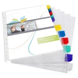 Genotherm, lefűzhető, jelölőfüles, A4, 90mikron, víztiszta, 12 részes, VIQUEL, 12db/cs Genotherm, lefűzhető, jelölőfüles, A4, 90mikron, víztiszta, 12 részes, VIQUEL, 12db/cs