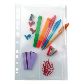 Genotherm, lefűzhető, cipzáras, A4, 200 mikron, víztiszta, 2 részes, VIQUEL Genotherm, lefűzhető, cipzáras, A4, 200 mikron, víztiszta, 2 részes, VIQUEL