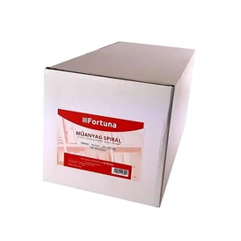 Iratspirál műanyag FORTUNA 16mm 101-120 lap fekete 100/dob Iratspirál műanyag FORTUNA 16mm 101-120 lap fekete 100/dob