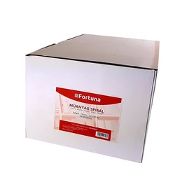 Iratspirál műanyag FORTUNA 19mm 121-150 lap fekete 100/dob Iratspirál műanyag FORTUNA 19mm 121-150 lap fekete 100/dob