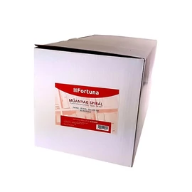 Iratspirál műanyag FORTUNA 28mm 201-240 lap fekete 50/dob Iratspirál műanyag FORTUNA 28mm 201-240 lap fekete 50/dob