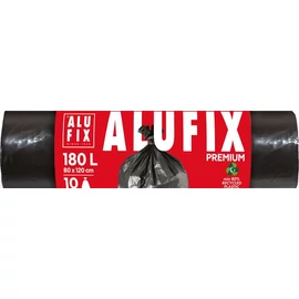 Szemeteszsák 180 l, 10 db, 80x120 cm, 45 µ, ALUFIX, fekete Szemeteszsák 180 l, 10 db, 80x120 cm, 45 µ, ALUFIX, fekete
