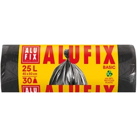 Szemeteszsák, 25 l, 30 db, 44x50 cm, 8 µ, ALUFIX "Economy", fekete Szemeteszsák, 25 l, 30 db, 44x50 cm, 8 µ, ALUFIX "Economy", fekete