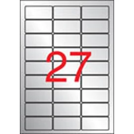 Etikett, 63,5x29,6 mm, poliészter, időjárásálló, kerekített sarkú, APLI, ezüst, 540 etikett/csomag Etikett, 63,5x29,6 mm, poliészter, időjárásálló, kerekített sarkú, APLI, ezüst, 540 etikett/csomag