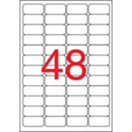 Etikett, 45,7x21,2 mm, biztonsági, kerekített sarkú, APLI, 480 etikett/csomag Etikett, 45,7x21,2 mm, biztonsági, kerekített sarkú, APLI, 480 etikett/csomag