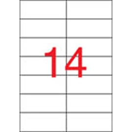Etikett, univerzális, 105x42,4 mm, APLI, 1400 etikett/csomag Etikett, univerzális, 105x42,4 mm, APLI, 1400 etikett/csomag