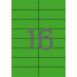 Etikett, 105x37 mm, színes, APLI, zöld, 320 etikett/csomag