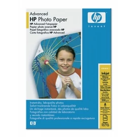 HP Q8692A Fotópapír, tintasugaras, 10x15, 250g, fényes, 100lap/cs