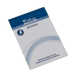 Jegyzettömb, A6, 5x50 lap, sima, VICTORIA Jegyzettömb, A6, 5x50 lap, sima, VICTORIA