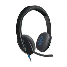Fejhallgató, mikrofonnal, USB csatlakozás, LOGITECH "H540"