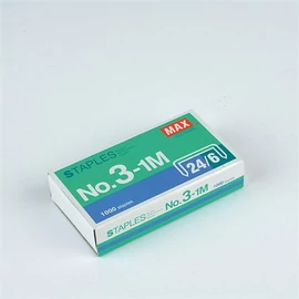 Tűzőkapocs, 24/6, MAX, 1000db/doboz Tűzőkapocs, 24/6, MAX, 1000db/doboz