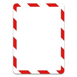 Mágneses tasak TARIFOLD Magneto biztonsági A4 piros-fehér 2db/csomag