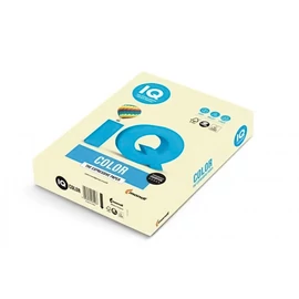Fénymásolópapír színes IQ Color A4 160gr pasztell vanília (BE66) 250 lap/cs