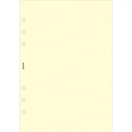 Kalendárium betét, jegyzetlap, personal méret, sima, FILOFAX, krémszín, 30lap/cs