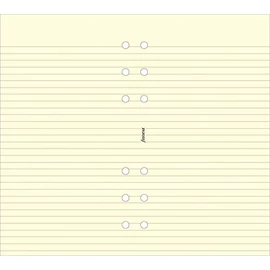 Kalendárium betét, jegyzetlap, personal méret, vonalas, FILOFAX, krémszín, 30lap/cs