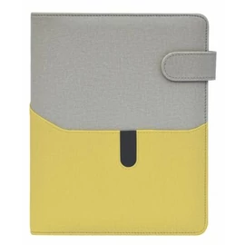 Kalendárium, gyűrűs, betétlapokkal, "L", műbőr, SATURNUS, "229", szürke-sárgászöld Kalendárium, gyűrűs, betétlapokkal, "L", műbőr, SATURNUS, "229", szürke-sárgászöld