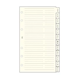 Kalendárium betét, telefonregiszter, "L", SATURNUS, chamois, 12lap/cs Kalendárium betét, telefonregiszter, "L", SATURNUS, chamois, 12lap/cs