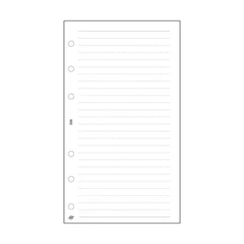 Kalendárium betét, jegyzetlap, "L", vonalas, SATURNUS, fehér, 30lap/cs Kalendárium betét, jegyzetlap, "L", vonalas, SATURNUS, fehér, 30lap/cs