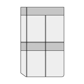 Kalendárium betét, névjegytartó, "L", SATURNUS, 3db/cs Kalendárium betét, névjegytartó, "L", SATURNUS, 3db/cs
