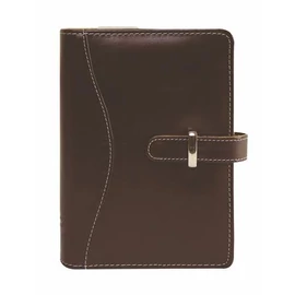 Kalendárium, gyűrűs, betétlapokkal, "M", műbőr, SATURNUS, "437", barna Kalendárium, gyűrűs, betétlapokkal, "M", műbőr, SATURNUS, "437", barna