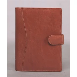 Kalendárium, gyűrűs, betétlapokkal, "S", marhabőr, SATURNUS, "212", barna Kalendárium, gyűrűs, betétlapokkal, "S", marhabőr, SATURNUS, "212", barna