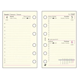 Kalendárium betét, tervező, napi, "S", SATURNUS, chamois 2023, 176lap/cs Kalendárium betét, tervező, napi, "S", SATURNUS, chamois 2023, 176lap/cs