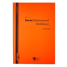 Soros iktatókönyv (folyószámos) A4, álló 100lap, C.5230-152/A
