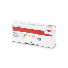 Oki C712 sárga toner 11,5K (eredeti)