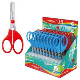 Olló balkezes 13 cm tompa fejű 20 db/display Keyroad Left-handed vegyes színek Olló balkezes 13 cm tompa fejű 20 db/display Keyroad Left-handed vegyes színek