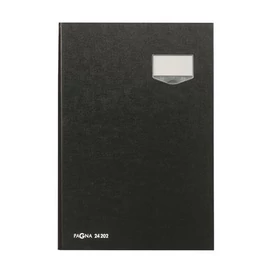 Aláírókönyv, A4, 20 rekeszes, karton, PAGNA, fekete Aláírókönyv, A4, 20 rekeszes, karton, PAGNA, fekete