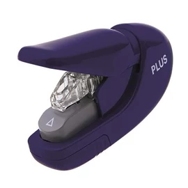 Kapocs nélküli tűzőgép, kézi, 5 lap, PLUS, kék Kapocs nélküli tűzőgép, kézi, 5 lap, PLUS, kék