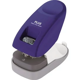 Kapocs nélküli tűzőgép, asztali, 10 lap, PLUS, kék Kapocs nélküli tűzőgép, asztali, 10 lap, PLUS, kék