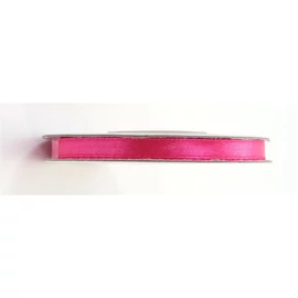 Szatén szalag, 6mm, pink, 25m/db