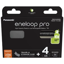 Panasonic Eneloop BK-3HCDEC4BE AA 2500mAh ceruza akku 4db/csomag Panasonic Eneloop BK-3HCDEC4BE AA 2500mAh ceruza akku 4db/csomag
