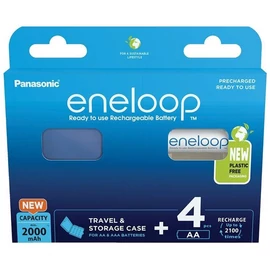 Panasonic Eneloop BK-3MCDEC4BE AA 2000mAh ceruza akku 4db/csomag Panasonic Eneloop BK-3MCDEC4BE AA 2000mAh ceruza akku 4db/csomag