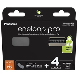 Panasonic Eneloop BK-4HCDEC4BE AAA 930mAh mikro ceruza akku 4db/csomag Panasonic Eneloop BK-4HCDEC4BE AAA 930mAh mikro ceruza akku 4db/csomag
