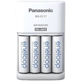 Panasonic Eneloop K-KJ17MCC40E AA 2000mAh akkutöltő +4xAA akku Panasonic Eneloop K-KJ17MCC40E AA 2000mAh akkutöltő +4xAA akku