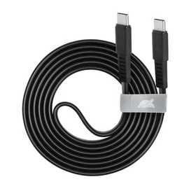 USB kábel, USB-C - USB-C, 1,2 m, RIVACASE "PS6005", fekete USB kábel, USB-C - USB-C, 1,2 m, RIVACASE "PS6005", fekete
