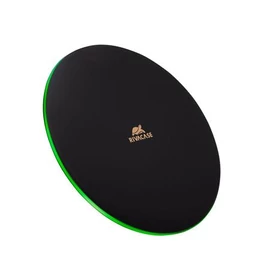 Vezeték nélküli töltő, Qi szabvány, 15W, RIVACASE "VA4908", fekete Vezeték nélküli töltő, Qi szabvány, 15W, RIVACASE "VA4908", fekete