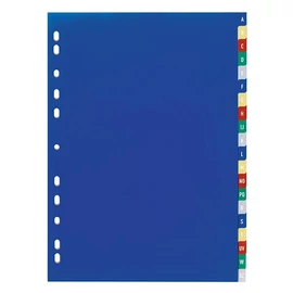 Regiszter DURABLE műanyag A/4 1-20 számos-színes