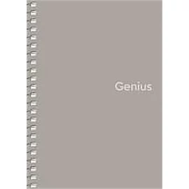 Spirálfüzet, kockás, A6, 80 lap, PP borító, SHKOLYARYK "Genius", vegyes