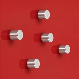 Extra erős, henger alakú mágnes, 5 db SIGEL "SuperDym", ezüst Extra erős, henger alakú mágnes, 5 db SIGEL "SuperDym", ezüst