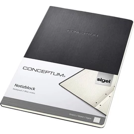 Füzet, exkluzív, A4, vonalas, 60 lap, keményfedeles, SIGEL "Conceptum", fekete Füzet, exkluzív, A4, vonalas, 60 lap, keményfedeles, SIGEL "Conceptum", fekete