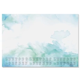 Könyökalátét, 595x410 mm, 3 éves és heti tervezővel, SIGEL "Watercolor Sea" Könyökalátét, 595x410 mm, 3 éves és heti tervezővel, SIGEL "Watercolor Sea"