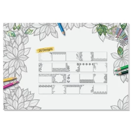 Könyökalátét, 595x410 mm, felnőtt színezővel, SIGEL Könyökalátét, 595x410 mm, felnőtt színezővel, SIGEL